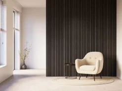 Akoestische Wandpanelen|Kleurstalen > CanDo Kleurstaal lattenwand Decowall Acoustic Blend lava eiken 25x30cm