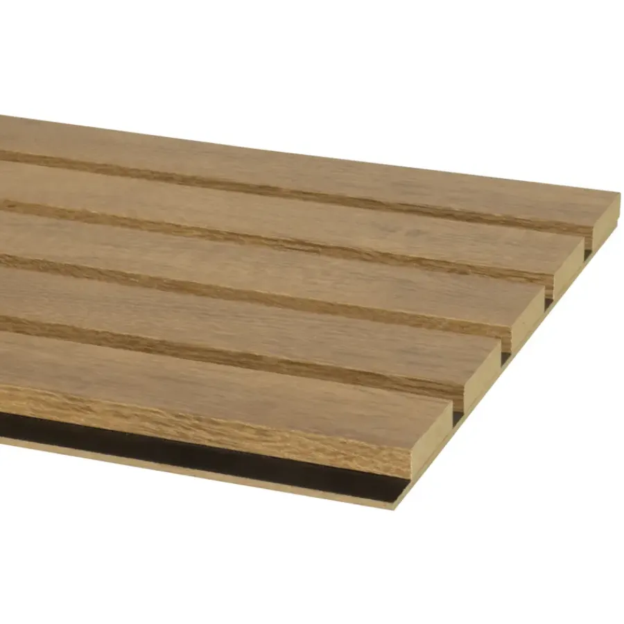 Kleurstalen|Wandpanelen > CanDo Kleurstaal lattenwand Decowall Essential brons eiken 25x30cm