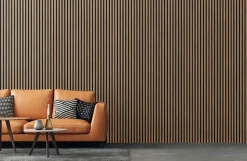 Akoestische Wandpanelen|Kleurstalen > Silentlines Kleurstaal lattenwand geolied eiken 20x30 cm