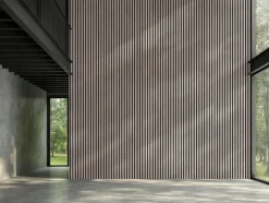 Akoestische Wandpanelen|Kleurstalen > Silentlines Kleurstaal lattenwand grijs eiken 20x30 cm