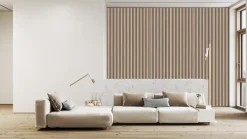 Akoestische Wandpanelen|Kleurstalen > Silentlines Kleurstaal lattenwand licht eiken 20 x 30 cm