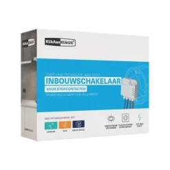 Draadloze Schakelaars|Schakelaars > KlikAanKlikUit AWS-3500S mini inbouw schakelaar stopcontact