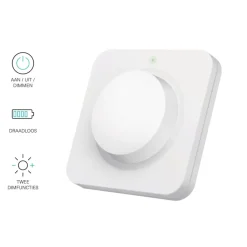 Dimmers|Smart Schakelmateriaal > KlikAanKlikUit Draadloze draaiknop AWRT-1000