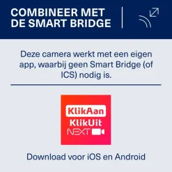 Elektronische Beveiliging > KlikAanKlikUit Ipcam-3500 Slimme Buitencamera Zwart
