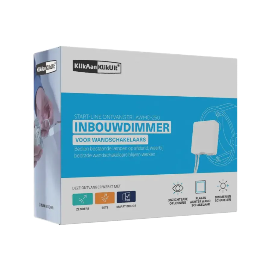 Dimmers|Inbouw Schakelmateriaal > KlikAanKlikUit Multi Inbouwdimmer AWMD-250