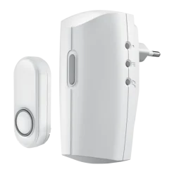 Intercoms & Deurbellen|Elektronische Beveiliging > KlikAanKlikUit Plug-in draadloze deurbelset ACDB-8000AC