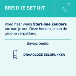 Intercoms & Deurbellen|Elektronische Beveiliging > KlikAanKlikUit Plug-in draadloze deurbelset ACDB-8000AC