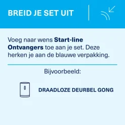 Intercoms & Deurbellen|Elektronische Beveiliging > KlikAanKlikUit Plug-in draadloze deurbelset ACDB-8000AC