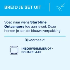 Draadloze Schakelaars|Schakelaars > KlikAanKlikUit schakelset APC3-2300RN afstandsbediening en 3x stekkerdoos schakelaars
