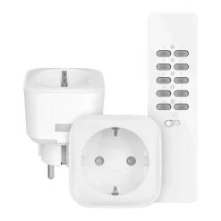 Draadloze Schakelaars|Schakelaars > KlikAanKlikUit Stopcontactdimmer 2 stuks met Afstandsbediening ACC-250R