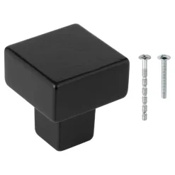 Knop Almar zwart 31mm