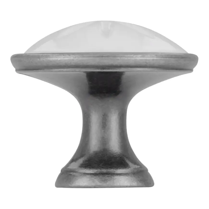 Knop Claudia wit 34mm