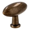 Knop Fanny messing antiek 38mm