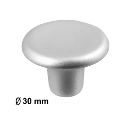 Knop Hetty aluminium 30mm