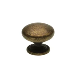 Knop Hilde messing antiek 32mm