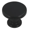 Knop Jelmer zwart mat 30mm