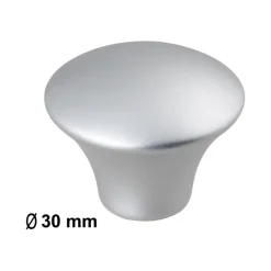 Knop Kitty aluminium 30mm