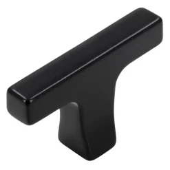 Knop Omer zwart 48mm