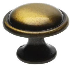 Knop Quinty messing antiek 29mm