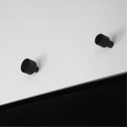 Knop Rana zwart 25mm