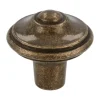 Knop Violet messing antiek 31mm