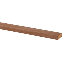 Houtenprofielen|Overgangsprofielen > Geen Koplat hardhout schuin 12x37 mm, lengte 270 cm