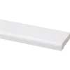 Houtenprofielen > Geen Koplat recht grenen wit gelakt 12x45mm 270cm