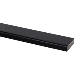 Houtenprofielen|Overgangsprofielen > Geen Koplat recht grenen zwart gelakt 12x45mm 270cm