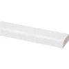 Houtenprofielen > Geen Koplat schuin grenen wit gelakt 12x34mm 270cm