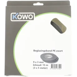 Overige Tape > KOWO beglazingsband 3 x 9 mm 15 m