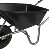 Kruiwagens > Talen Tools Kruiwagen met zwarte kunststof bak 100 liter