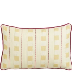 Kussen block oker - l55xb35xh10cm