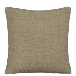 Kussen geweven structuur beige 45 x 45 cm