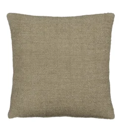 Kussen geweven structuur beige 45 x 45 cm