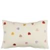 Kussen hart off white - l55xb35xh10cm
