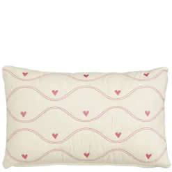 Kussen hart roze - l55xb35xh10cm