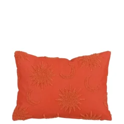 Kussen maan rood - l35xb25xh10cm