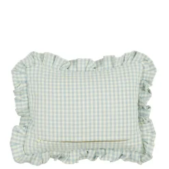 Kussen Oh La La l.blauw - l35xb25xh10cm