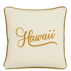 Kussen oker Hawaii - l45xb45xh10cm