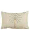Kussen palmboom off white - l55xb35xh10cm