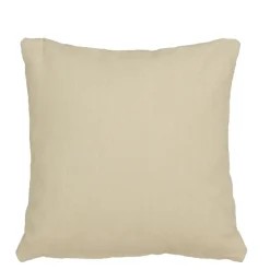 Kussen print driehoek beige 45 x 45 cm