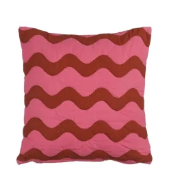 Kussen roze waves - l45xb45xh10cm