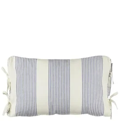 Kussen streep blauw - l55xb35xh10cm