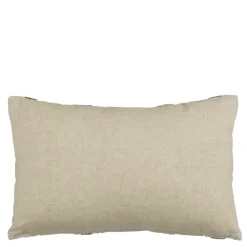 Kussen streep donker bruin - l55xb35xh10cm