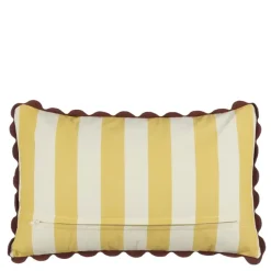 Kussen streep geel - l55xb35xh10cm