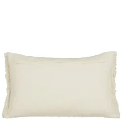 Kussen streep off white 55 x 35 cm