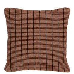 Kussen streep roze 45 x 45 cm