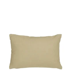 Kussen streep zwanen beige oranje 35 x 25 cm