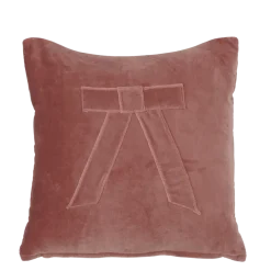 Kussen strik roze 45 x 45 cm
