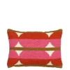 Kussen tufted roze - l35xb25xh10cm